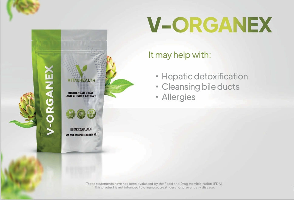 V-ORGANEX™ Liver Support, Digestive Health & Natural Energy