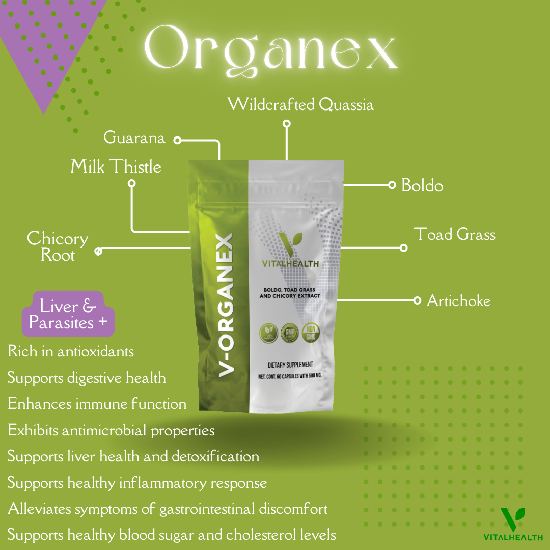 V-ORGANEX™ Liver Support, Digestive Health & Natural Energy