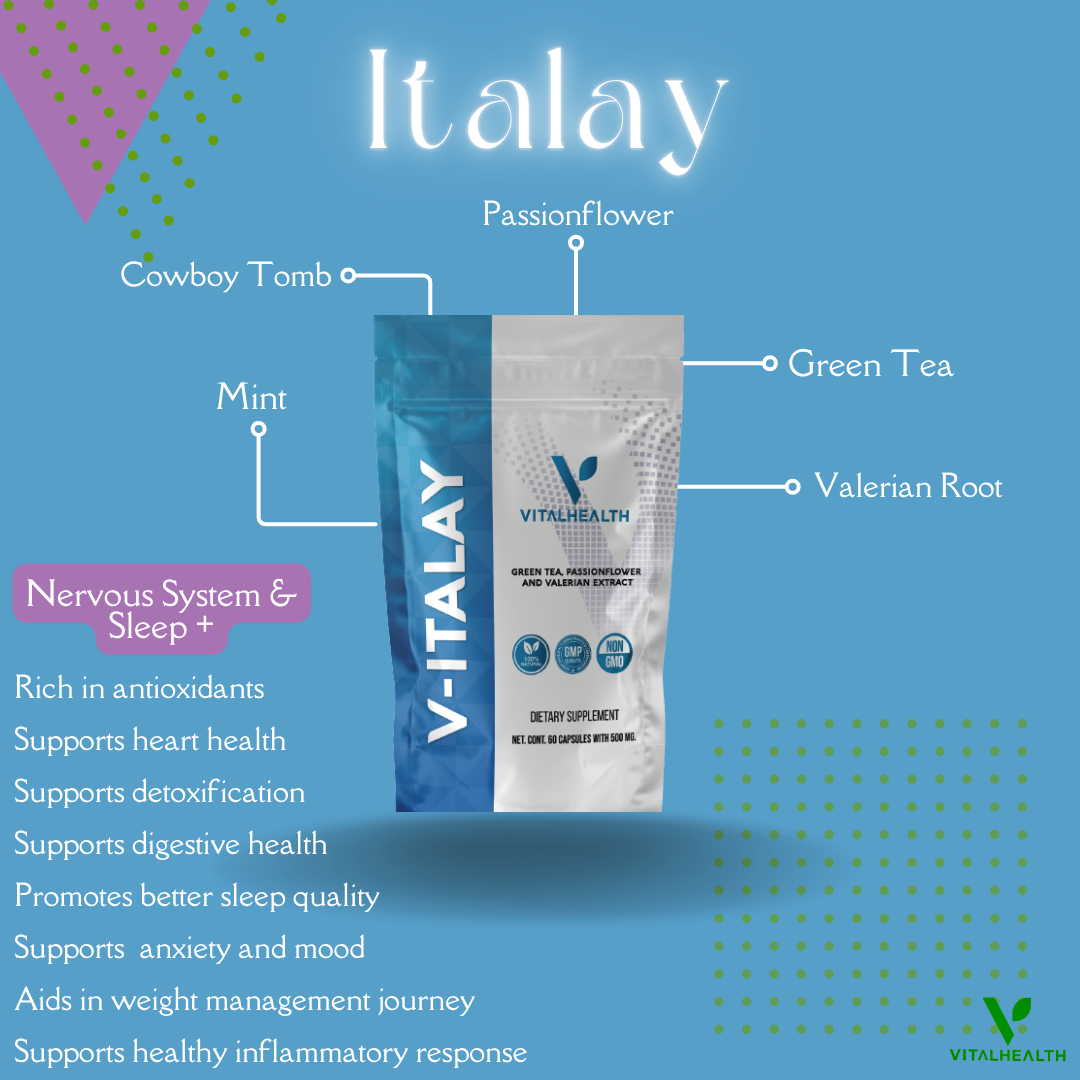 V-ITALAY™ Relaxation, Antioxidant Support &amp; Digestive Harmony