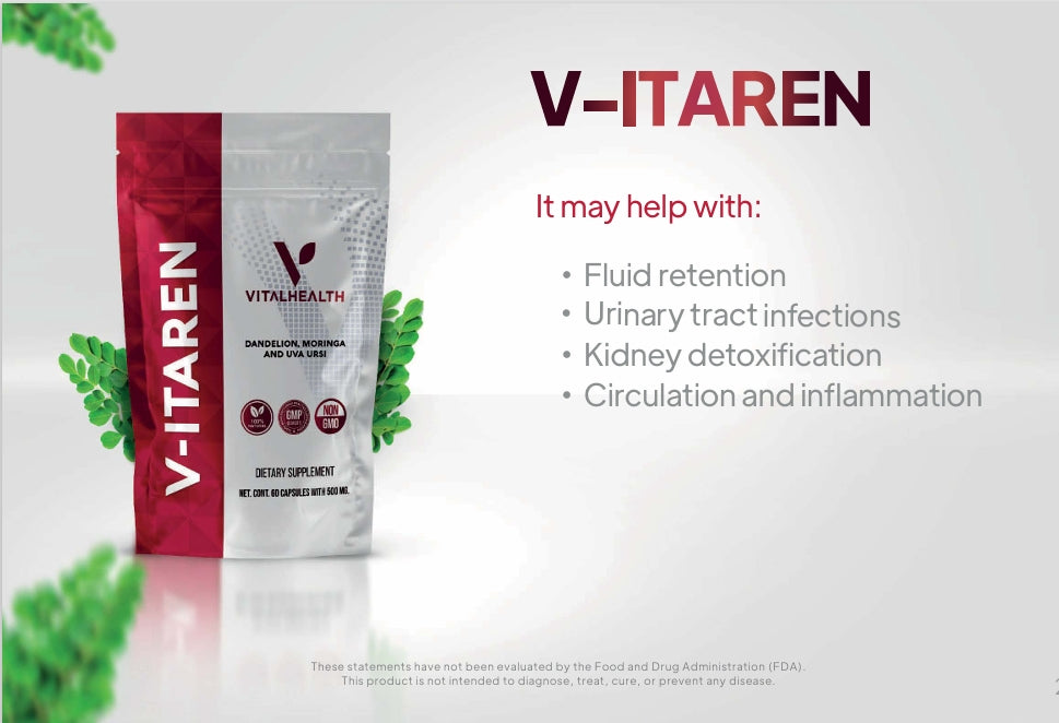 V-ITAREN™ Kidney Support, Hydration Balance &amp; Daily Vitality