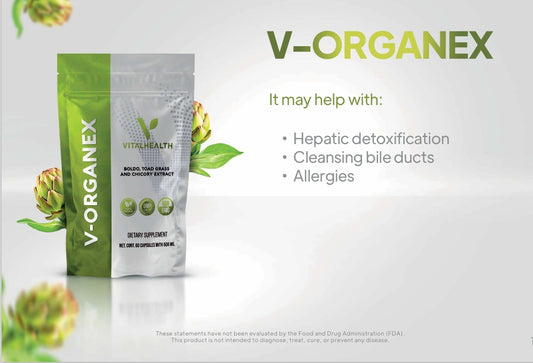 V-ORGANEX™ Liver Support, Digestive Health & Natural Energy