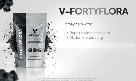 V-FORTYFLORA™ Digestive Health, Gut Balance &amp; Cellular Repair